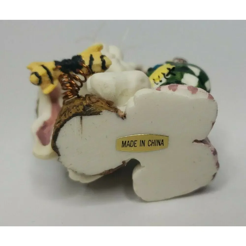 Vintage Easter‎ Eggsravaganza Whisker Bunnies Statue New in Box U77/20